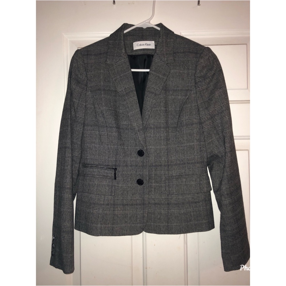 Calvin Klein gray blazer